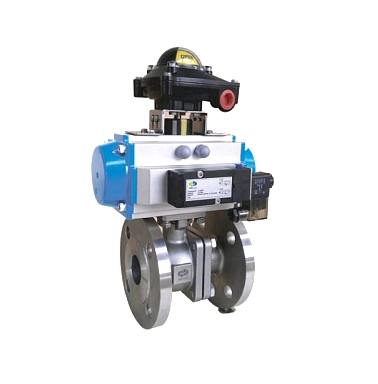 B35帶ISO上法蘭三片體球閥